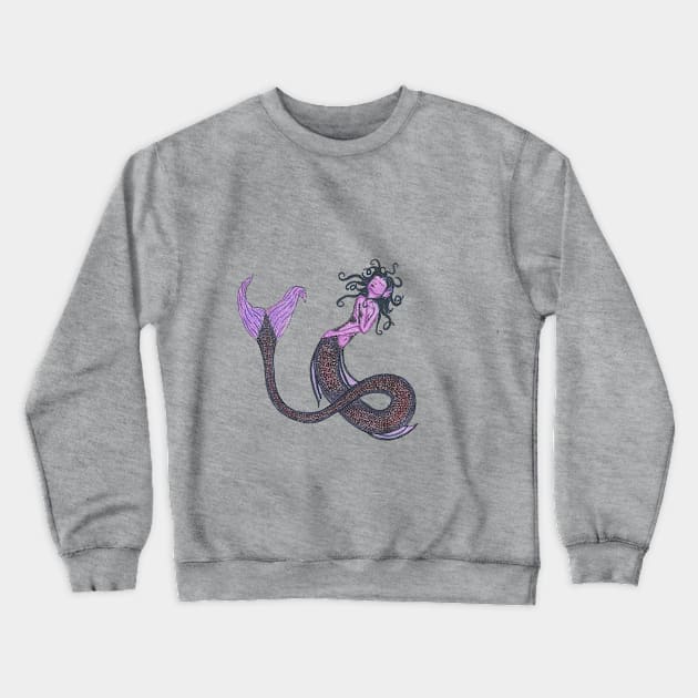 Watery Embrace Crewneck Sweatshirt by PrimordyaForever